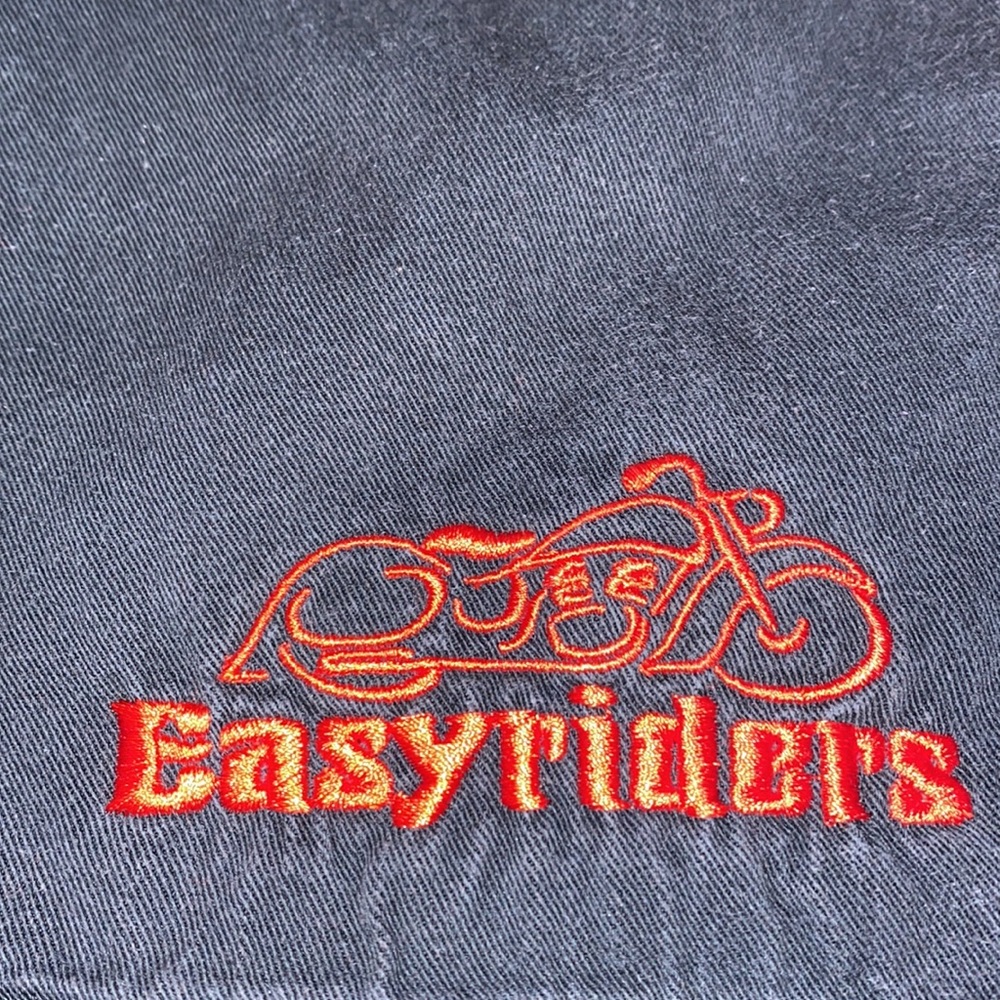 Classic 1999 Easy Riders frayed riding vest/shirt. Size L.